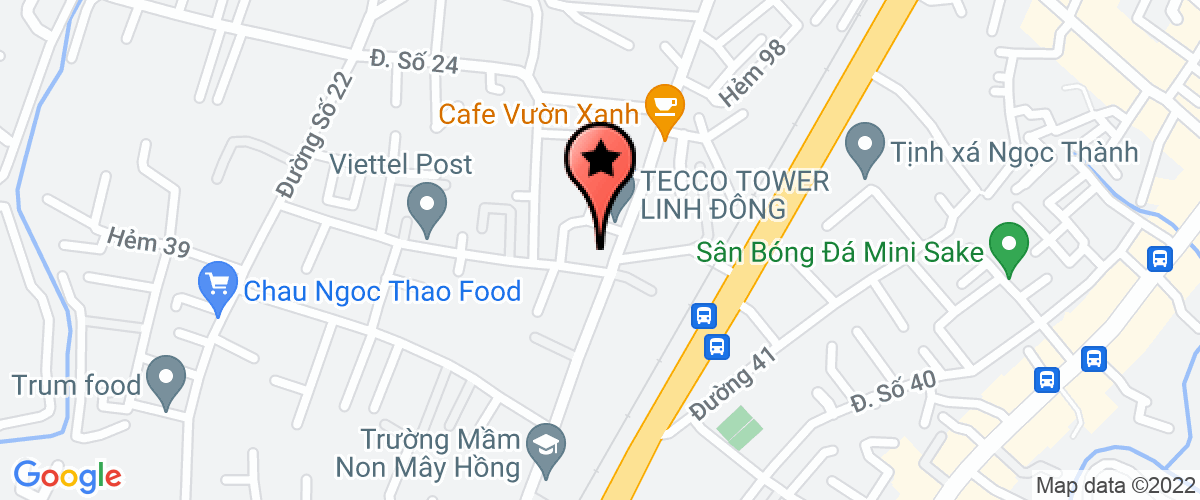 Map to Tan Thanh Land Real Estate Company Limited