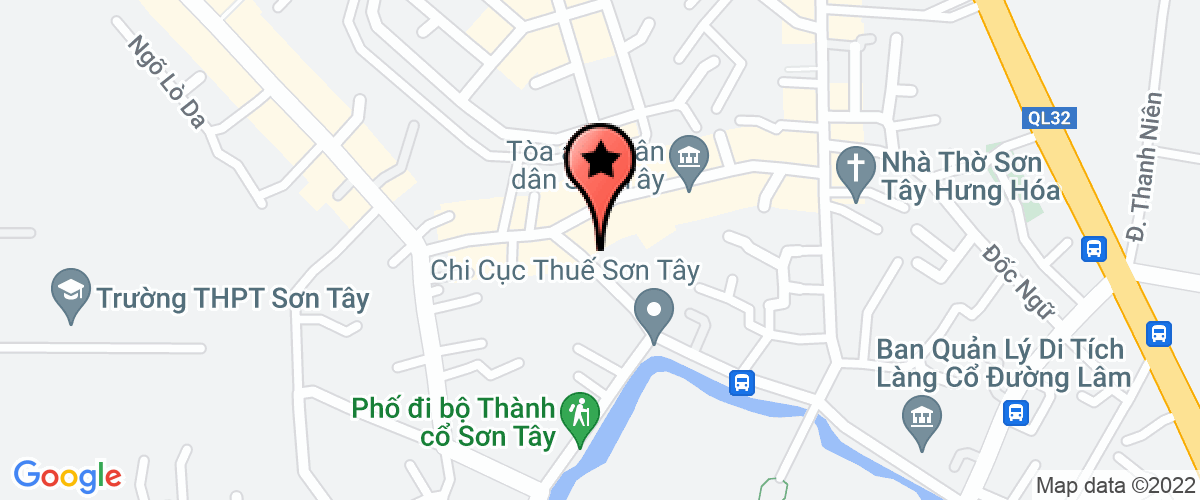 Map to Ha Noi Urban Area Service Investment Joint Stock Company