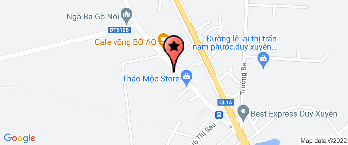 Bản đồ đến địa chỉ Công Ty TNHH Phương Trinh Duy Xuyên