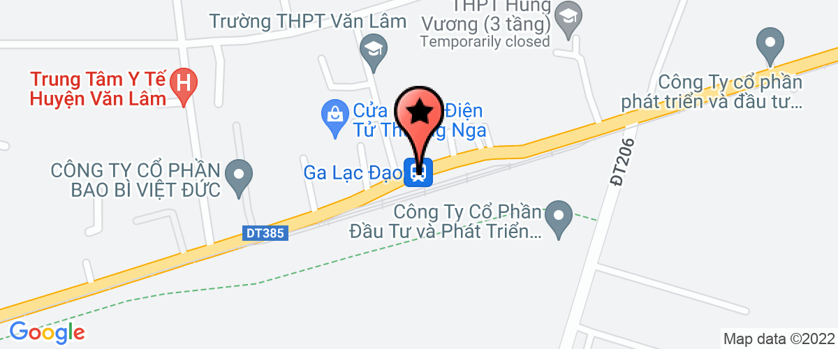 Bản đồ đến địa chỉ Công Ty Cổ Phần Thức ăn Chăn Nuôi Việt Hàn