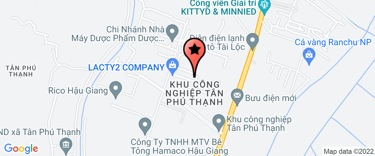 Map to Dong Au Packaging Company Limited