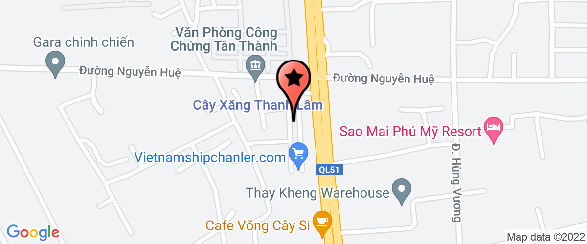 Map to Phu My Housing Development Investment Company Limited