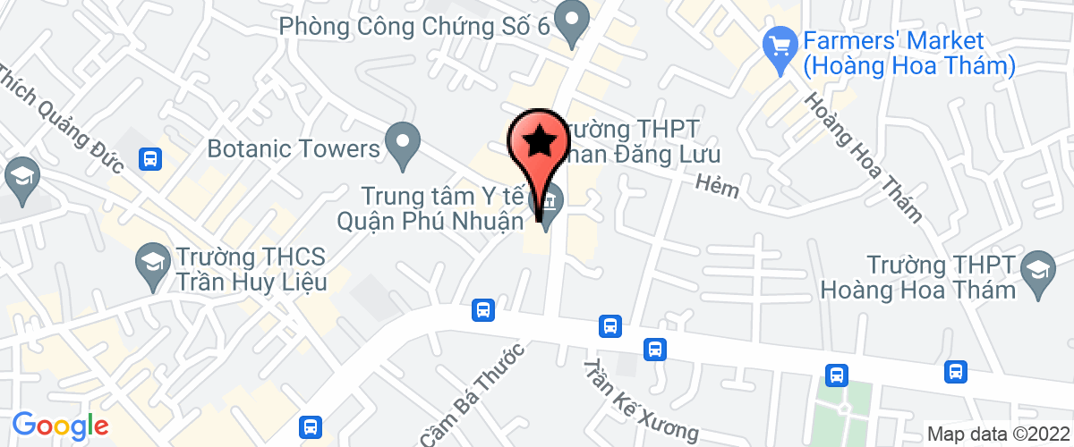 Bản đồ đến địa chỉ Trung Tâm Y Tế Dự Phòng Quận Phú Nhuận