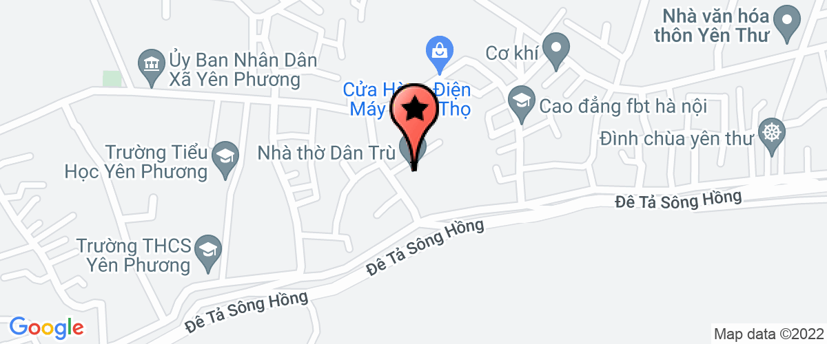 Bản đồ đến địa chỉ UBND xã Yên Phương