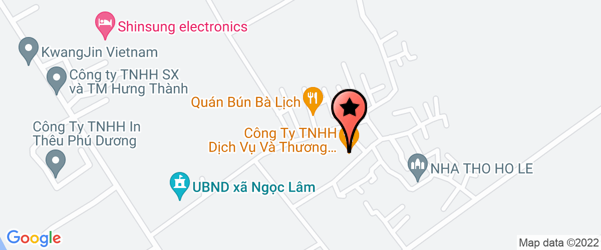Map to Phu Hong Trade Production Company Limited