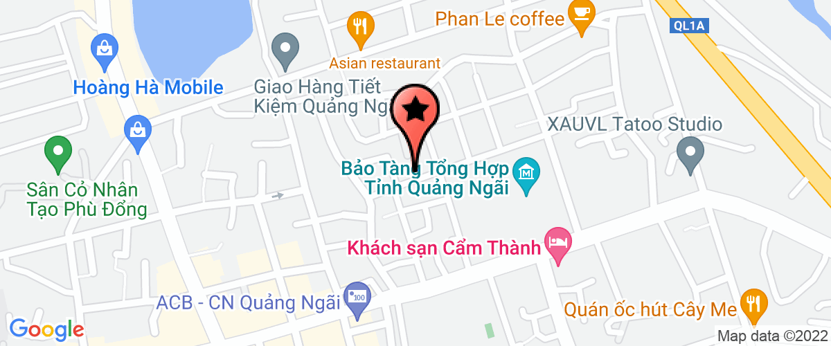 Bản đồ đến địa chỉ Công Ty TNHH An Điền Phát Quảng Ngãi