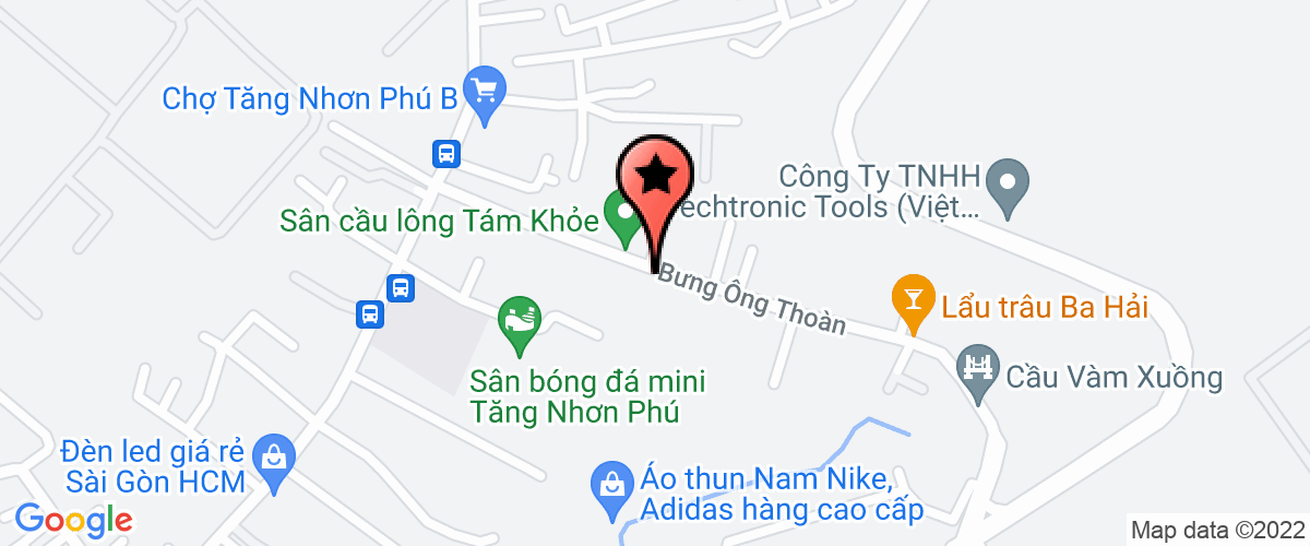 Map to Thanh Thao Transport and Travel Joint Stock Company