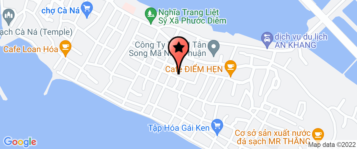 Bản đồ đến địa chỉ Công Ty Trách Nhiệm Hữu Hạn Thư Anh - Cà Ná