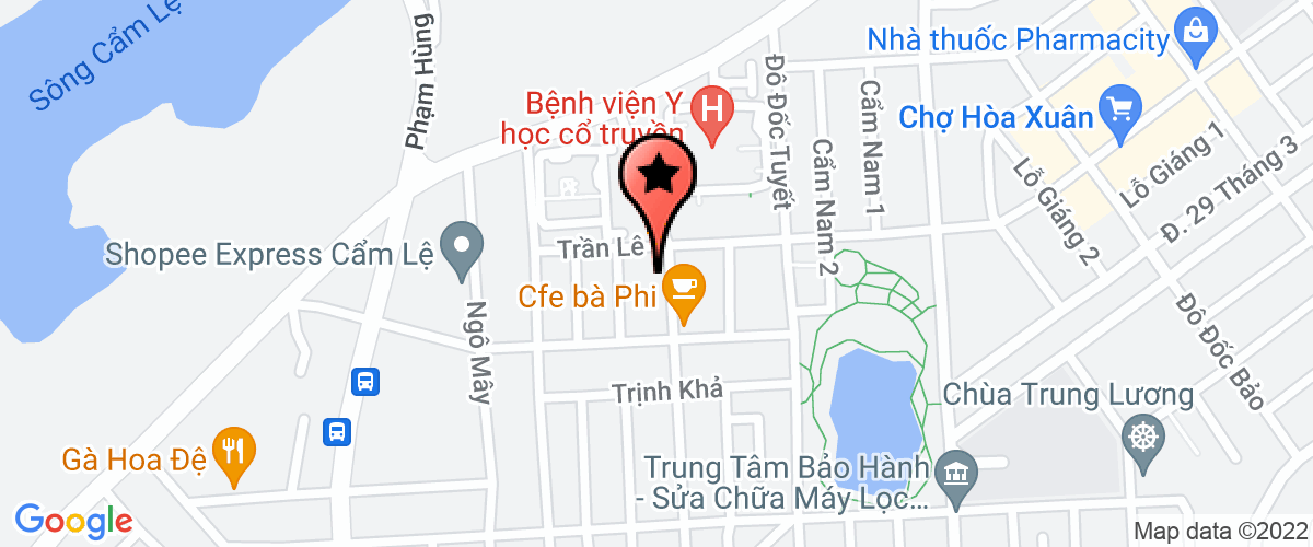 Map to Hoang Loc Dan Trading and Construction Company Limited