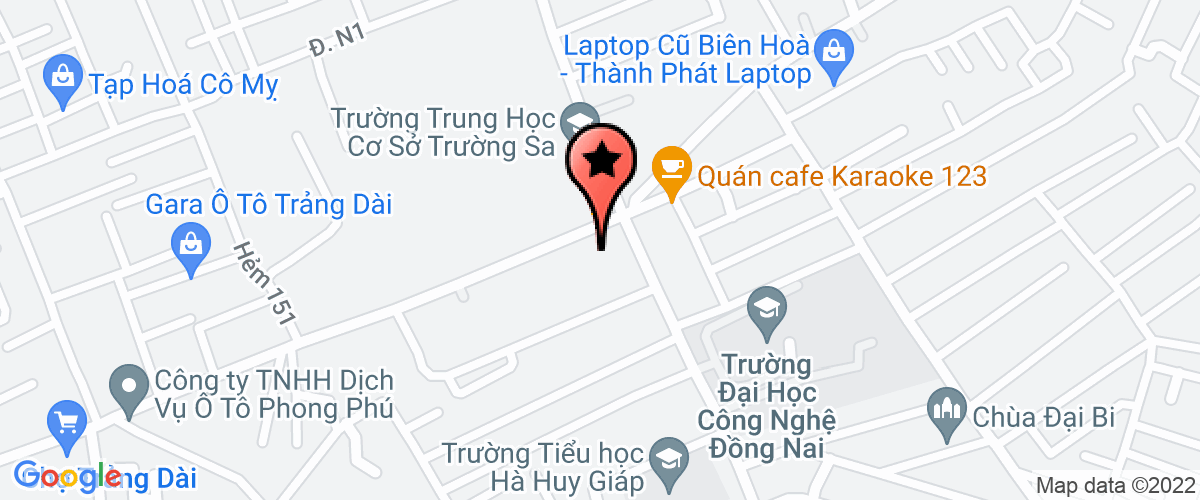 Map to Khai Nguyen Import - Export Delivery Company Limited
