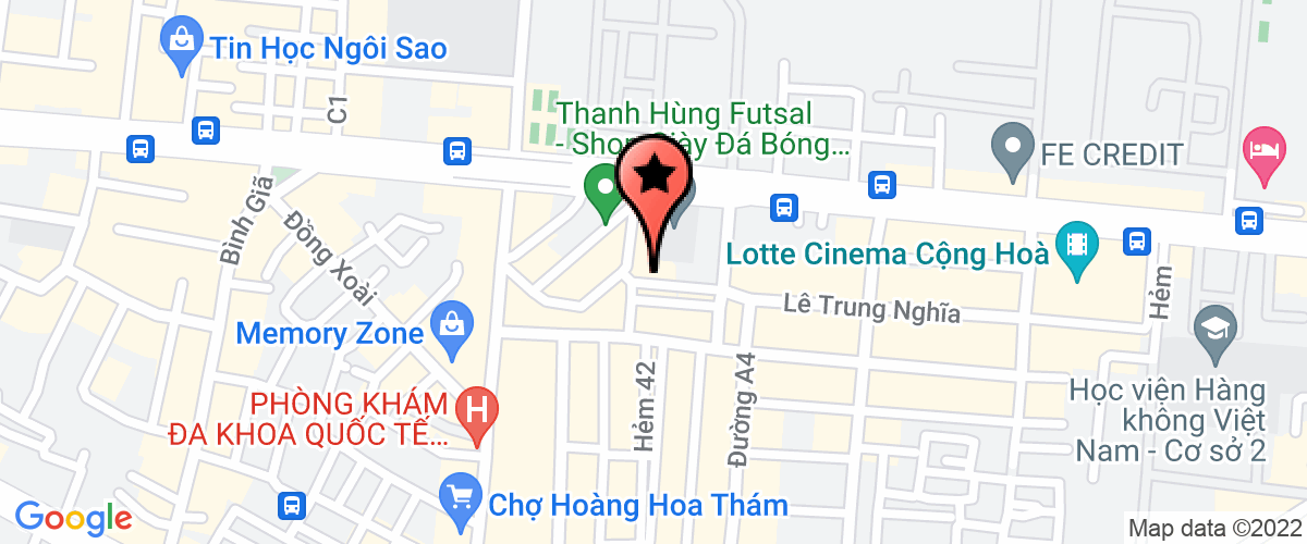 Bản đồ đến địa chỉ Công Ty TNHH Dịch Vụ Hoàn Công