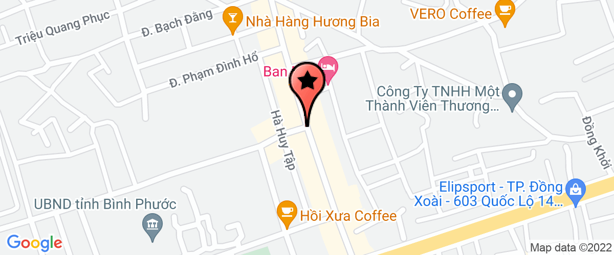 Map to Ha Phu Thai Investment Joint Stock Company