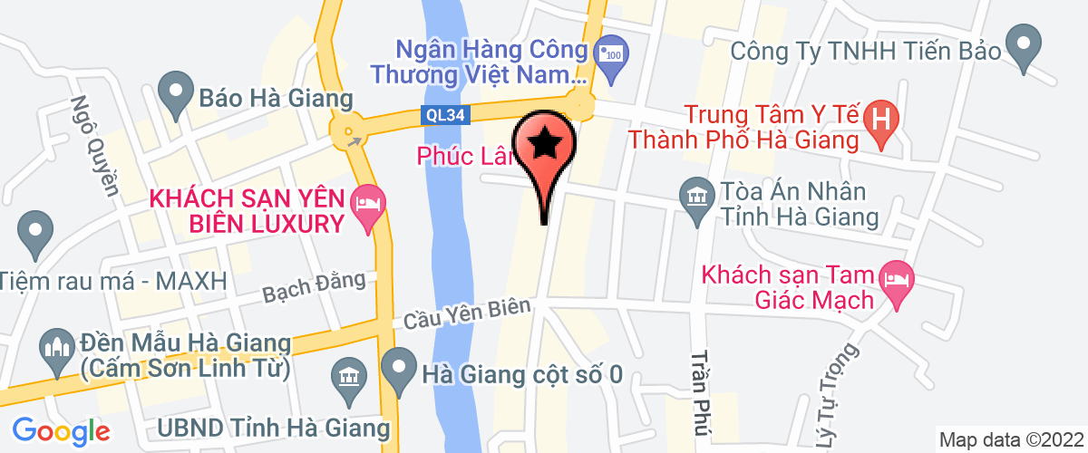 Bản đồ đến địa chỉ Công Ty Trách Nhiệm Hữu Hạn Thương Mại Nguyên Hương Hà Giang