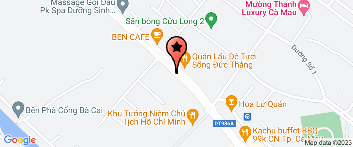 Bản đồ đến địa chỉ Công Ty TNHH Hưng Phát Cà Mau