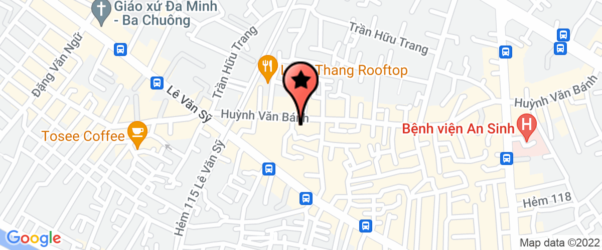 Map to An Hoang Phuc Company Limited