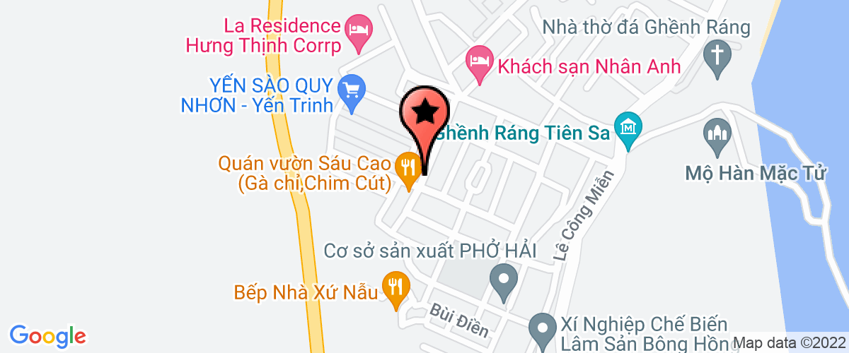 Bản đồ đến địa chỉ Công Ty TNHH Dịch Vụ Khách Sạn Nhân Anh