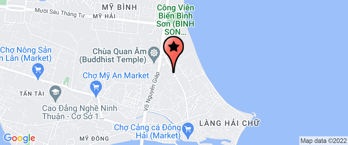 Map to Branch Ninh Thuan Indochina Hotel Investment Management Joint Stock Company
