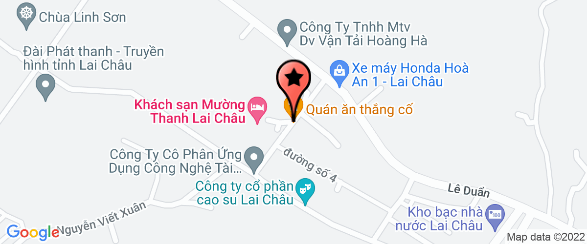 Bản đồ đến địa chỉ Chi Nhánh Công Ty TNHH Thương Mại Và Xây Dựng Tiến Thoại Tại Lai Châu