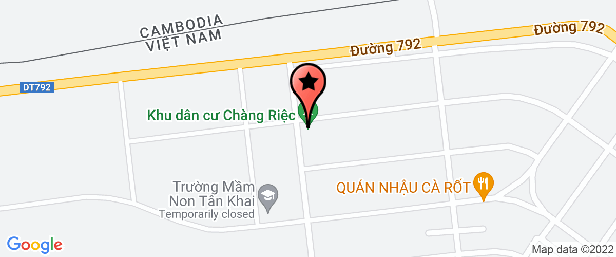 Bản đồ đến địa chỉ Công Ty TNHH Nông Sản Trung Hồng Hải