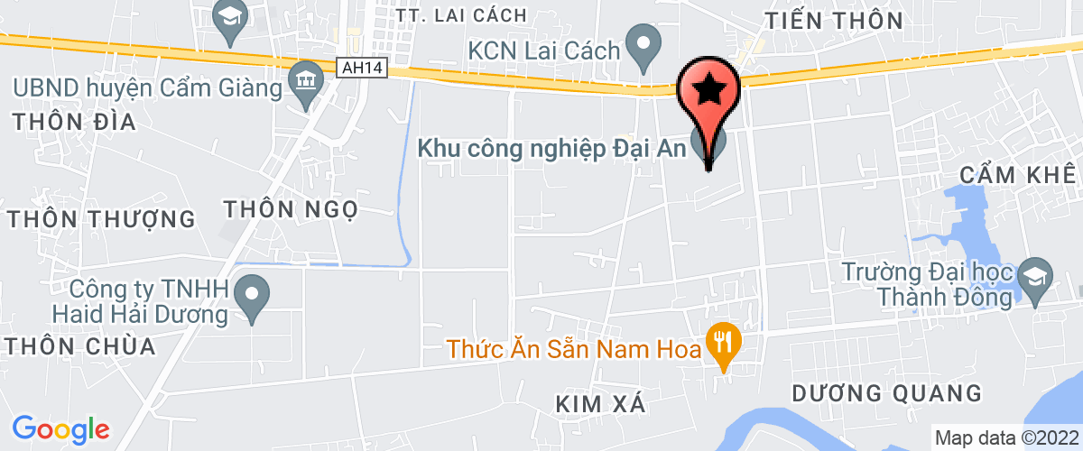 Bản đồ đến địa chỉ Công Ty TNHH Falcon Việt Nam (Đại An)