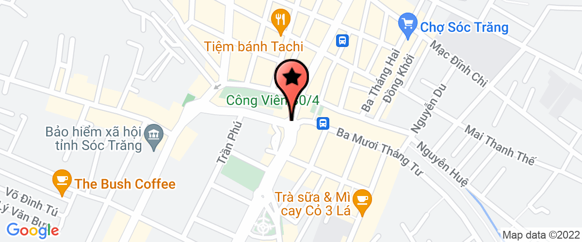 Bản đồ đến địa chỉ Bưu điện tỉnh Sóc Trăng