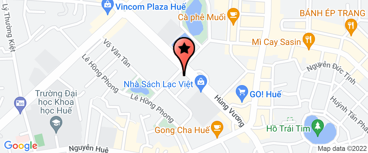 Bản đồ đến địa chỉ Công Ty Cổ Phần Đầu Tư Thương Mại Liên Việt Huế