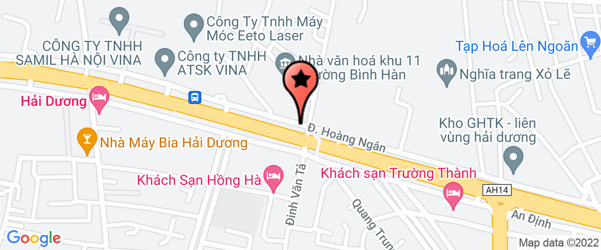 Bản đồ đến địa chỉ Công Ty TNHH Thiết Kế Kiến Trúc - Nội Thất Hdc Hải Dương