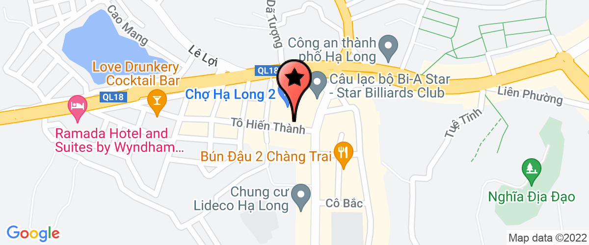 Map to Hung Loi Import - Export Commẻcial Investment Joint Stock Company