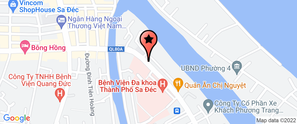 Map to Hung Thanh Nam Trading Servies Company Limited