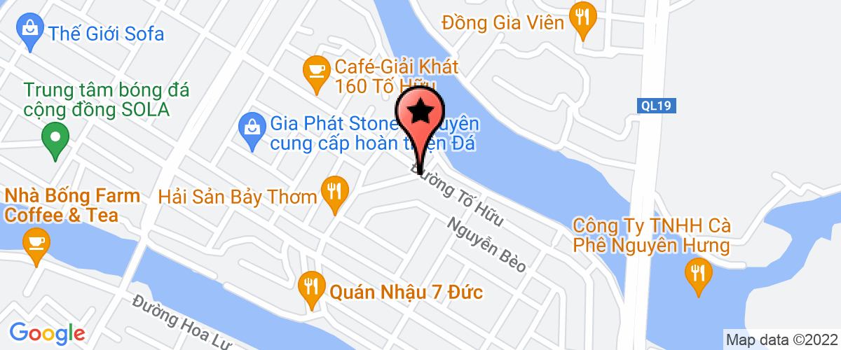 Bản đồ đến địa chỉ Công Ty TNHH Vận Tải & Du Lịch Thương Đào