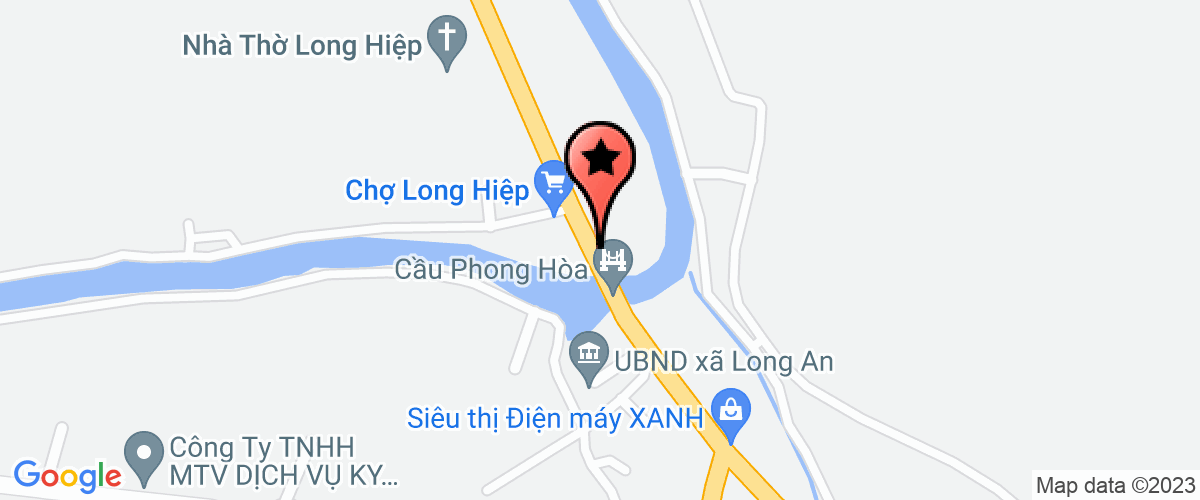 Map to Hung Tien Phat Construction - Production Joint Stock Company