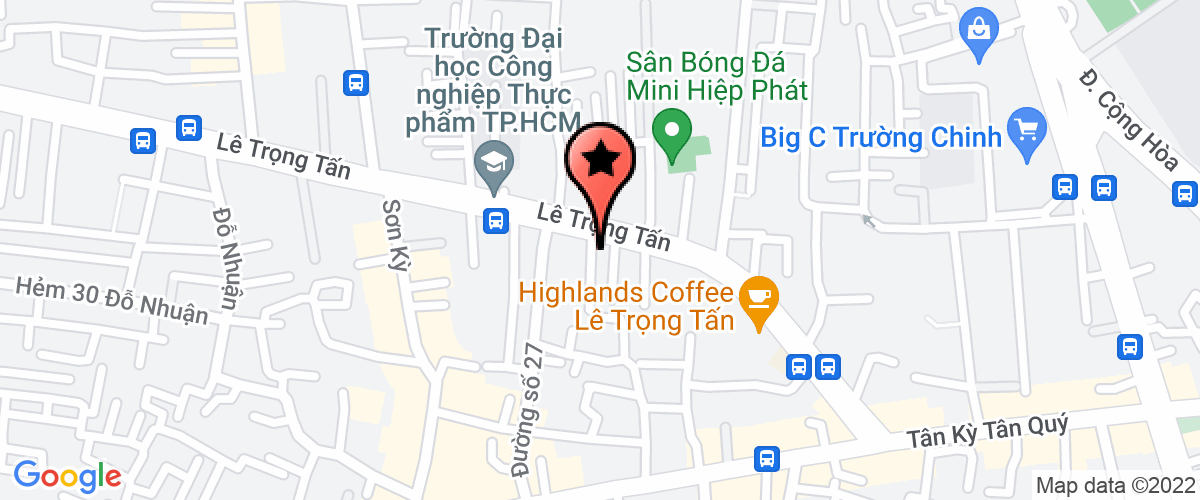 Bản đồ đến địa chỉ Công Ty TNHH SX TM DV Thiên Sơn