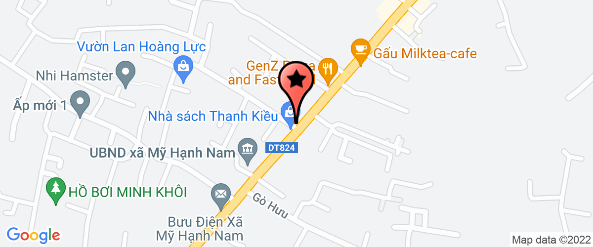 Map to Tri Hung Nam Eva Commercial Production Company Limited