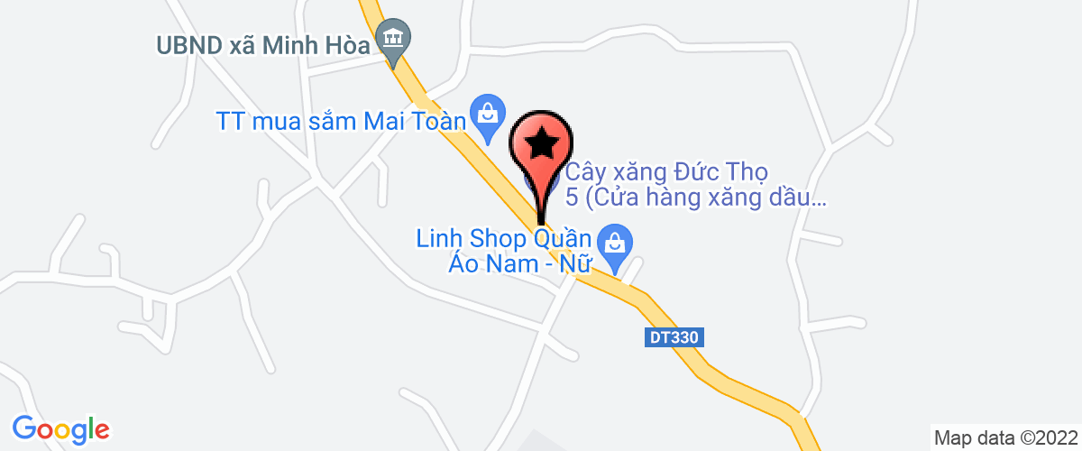 Bản đồ đến địa chỉ ủy Ban nhân dân xã Minh Hòa