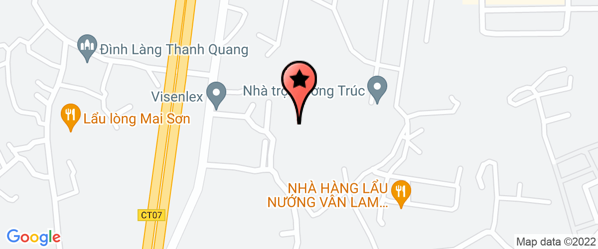 Map to Pho Yen Newtach Services and Trading Limited Company