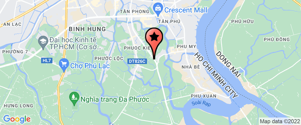 Map to Lotus Huong Sen Company Limited