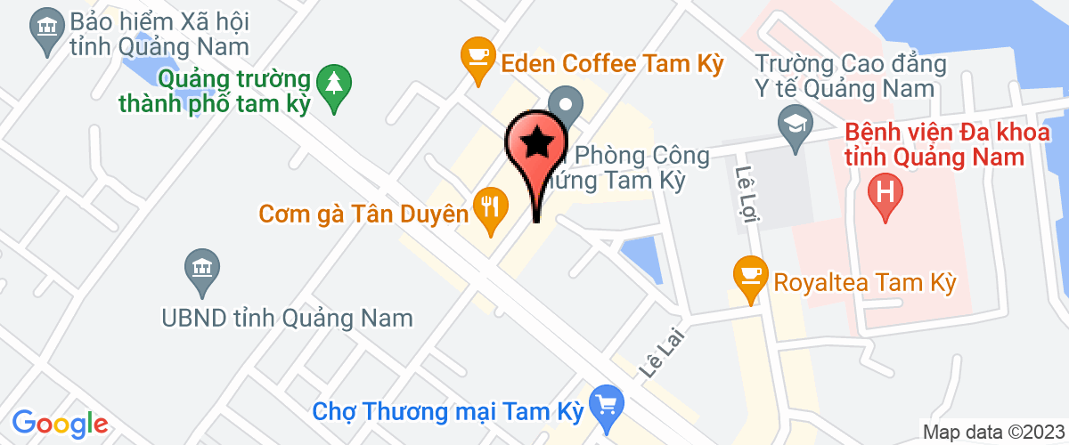 Map to Quang Nam Unbunred Material Joint Stock Company