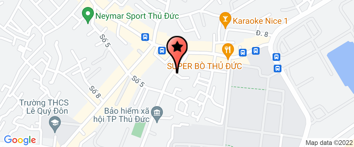 Map to Thien Phuoc Tran Construction Company Limited