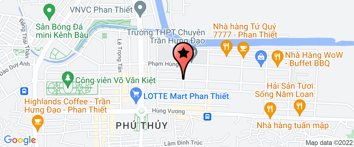 Bản đồ đến địa chỉ Báo Bình Thuận