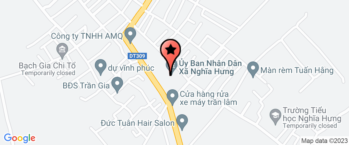Bản đồ đến địa chỉ HTX dịch vụ môi trường xã Nghĩa Hưng