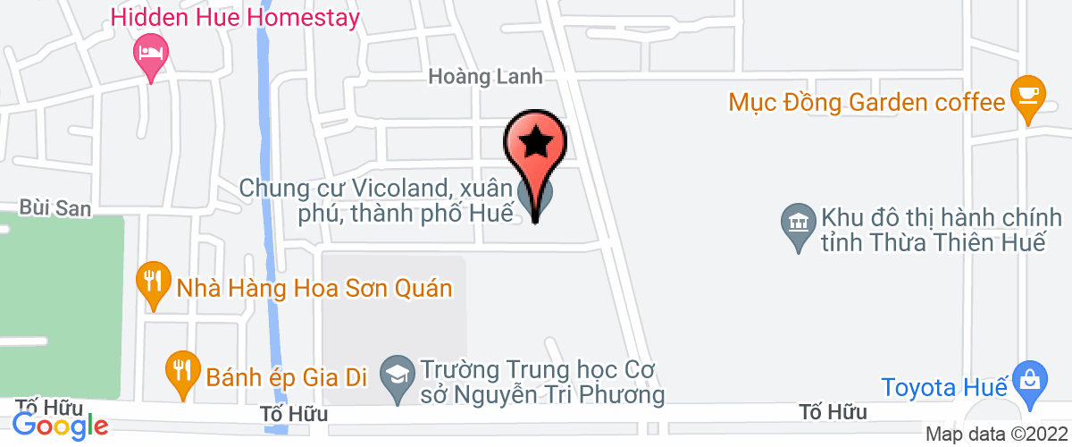Bản đồ đến địa chỉ Công Ty TNHH Tư Vấn Dịch Vụ Huevision