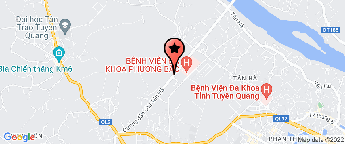 Map to Woodsland Tuyen Quang Joint Stock Company