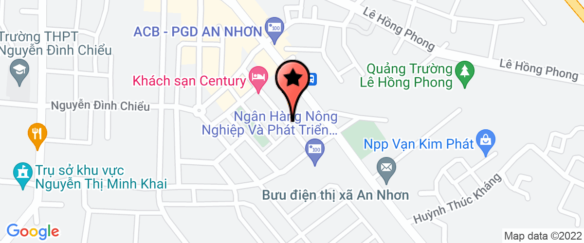 Bản đồ đến địa chỉ Công Ty TNHH C F