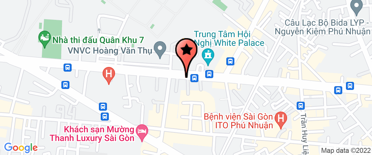 Map to Ho Nam Development and Investment Joint Stock Company
