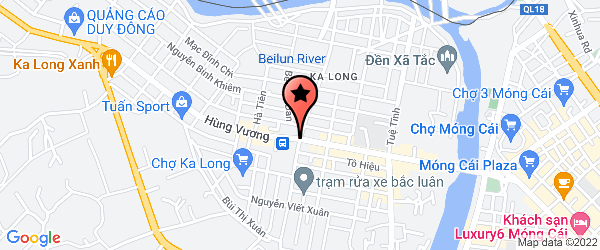 Map to Vuong Lam Import Export Company Limited
