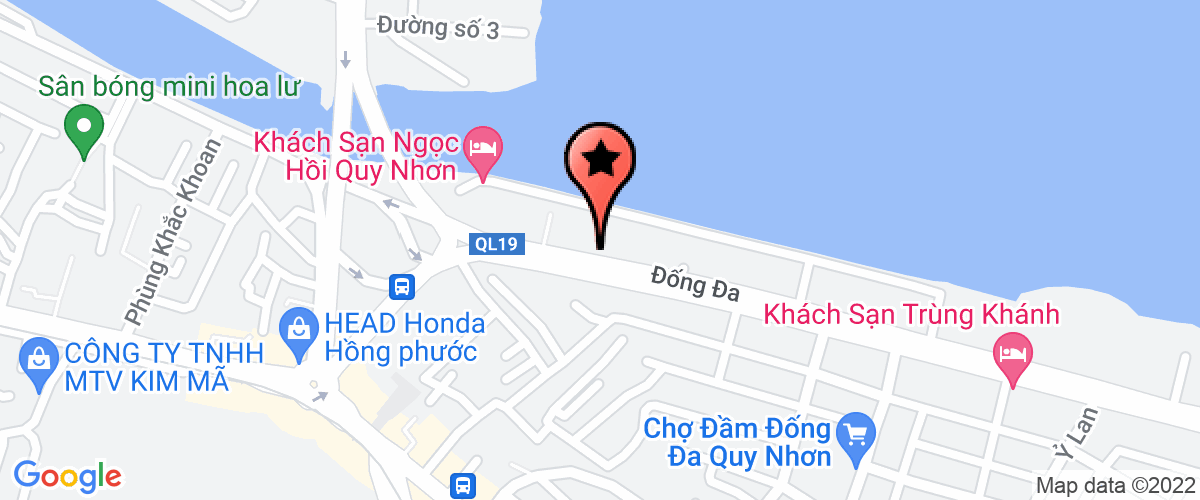 Bản đồ đến địa chỉ Công Ty TNHH Tân Đức Hải Bình Định