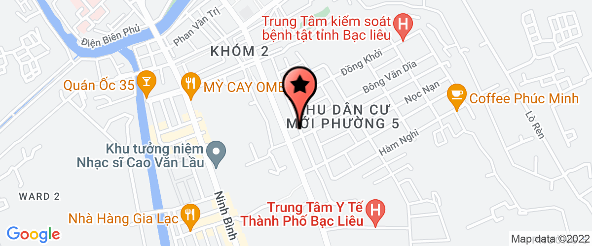 Bản đồ đến địa chỉ Công Ty TNHH Mksolar Bạc Liêu