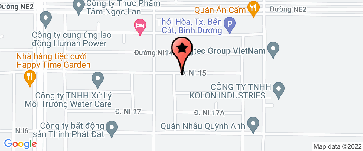 Map to Thai Thong Real Estate Joint Stock Company