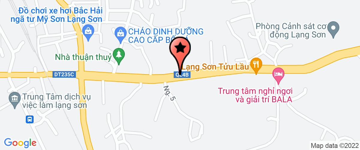 Map to Phu Loc Tien Import - Export Joint Stock Company