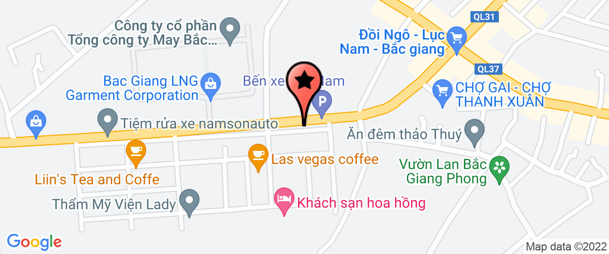Map to Viet Han Trading Construction and Production Service Company Limited